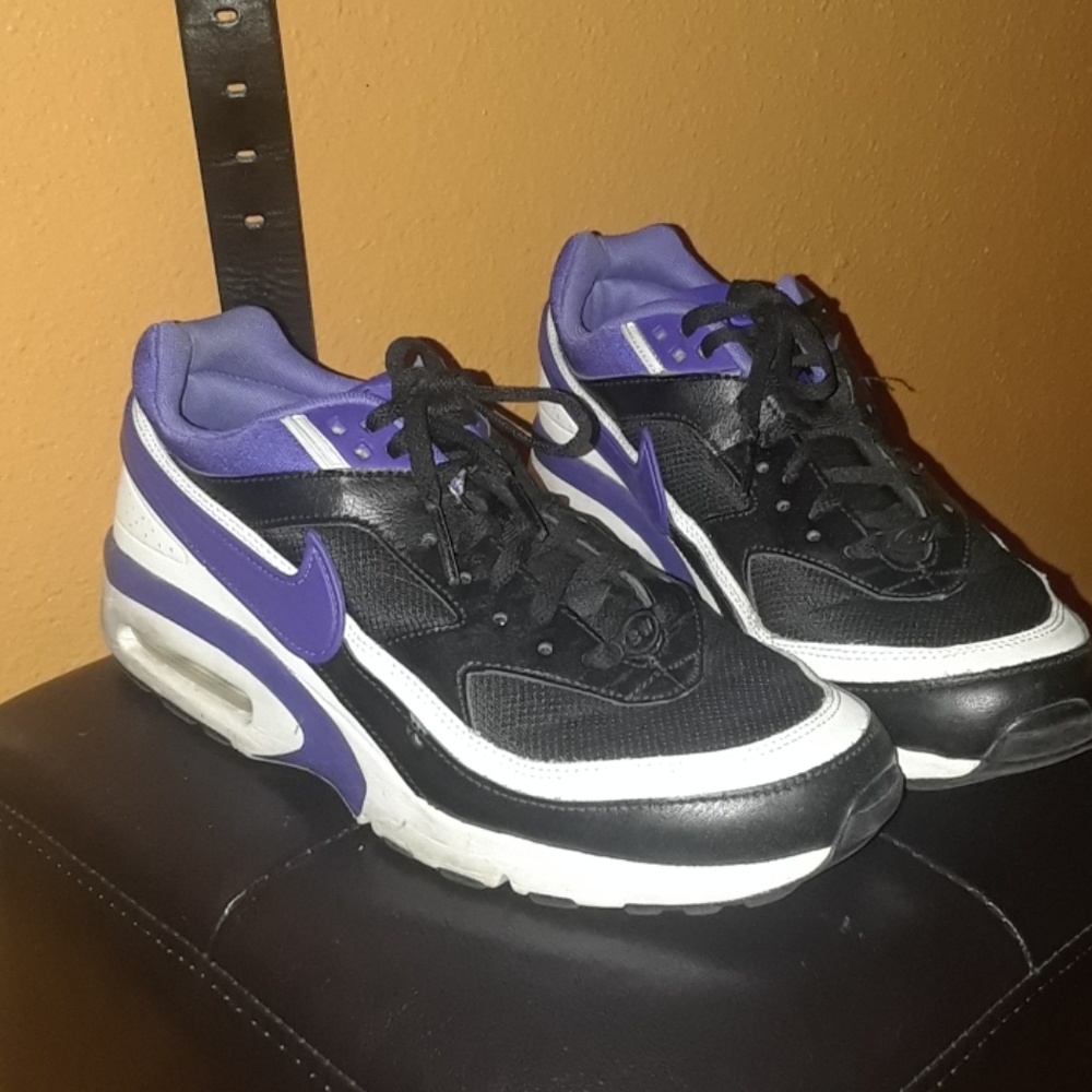 Nike Air Max BW Black, Persian Violet, and W